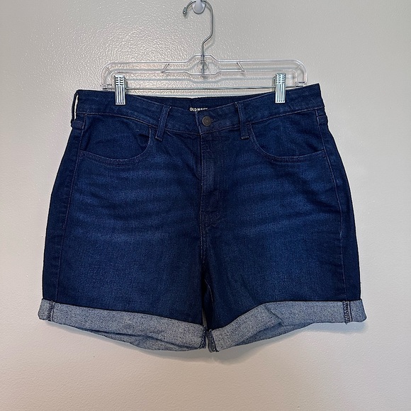 Old Navy Women's High-Rise Denim Shorts - Picture 1 of 4
